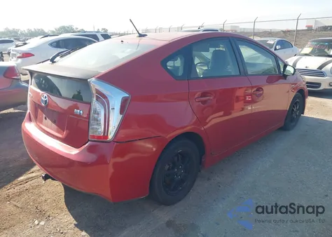 2012 Toyota Prius Four from USA, damaged, VIN JTDKN3DU1C5483479
